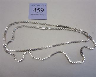 Sterling chain necklace