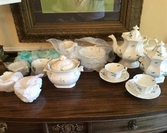 Set of Chelsea China. At least 80 years old. 