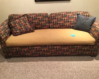 Sleeper sofa in great condition. Perfect for a den or entertainment room. 