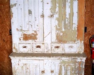 Antique Painted Cupboard