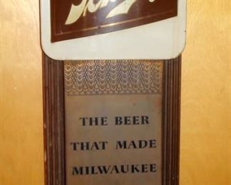 1940's Schlitz Beer Sign