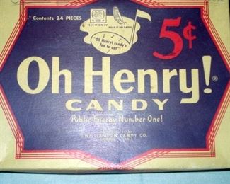 Vintage Oh Henry! Candy Box