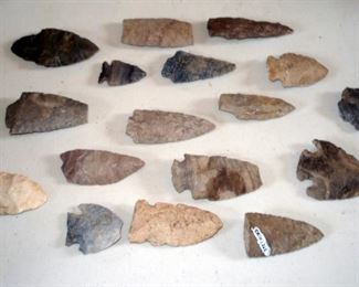 Indian Arrowheads, Points & Blades