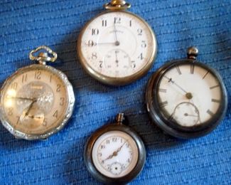Antique Pocket Watches, 800 Silver