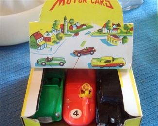 Vintage Motor Car Toys In Box