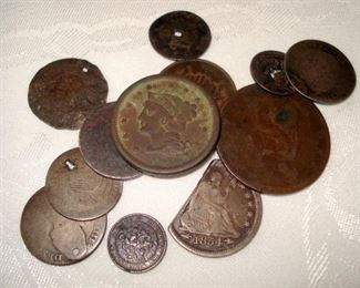 Dug Antique US Coins
