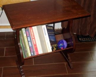 Antique Book Side Table