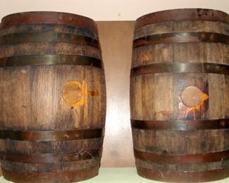 Antique Whiskey Kegs