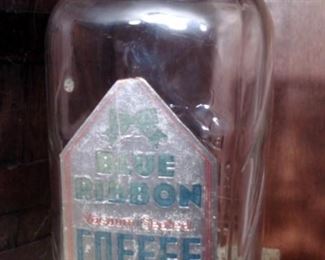 Blue Ribbon Coffee Jar