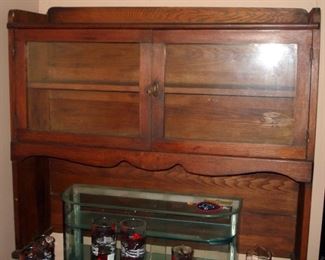 Antique Oak Hanging Cupboard
