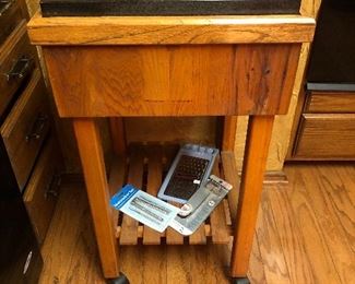 Nice granite top kitchen island 