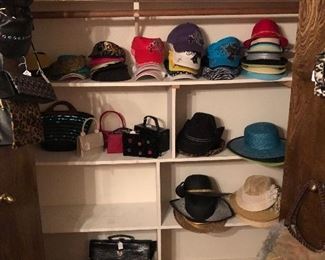 Ladies caps and visors and hats