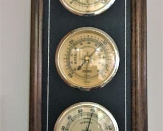 Framed weather station