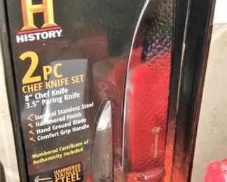 Unopened Forged in Fire Knife set