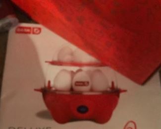 New in box Deluxe Egg Cooker