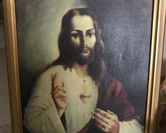 Framed religious art