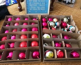Vintage Christmas ornaments