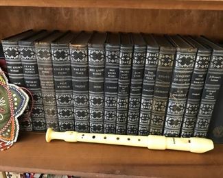 Classic authors book set, recorder
