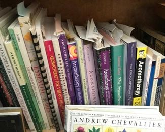 Lots of aromatherapy, garden etc. books
