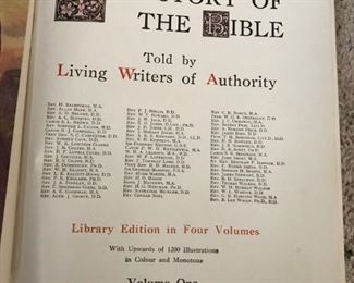 Vintage illustrated The Story of the Bible, Vol. 1