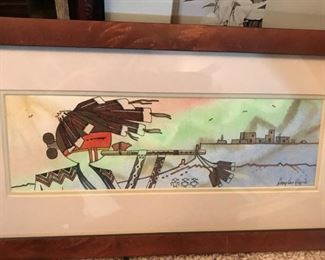 Signed Native American art