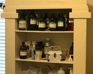 Cabinet for sale, Some of the oils are for sale