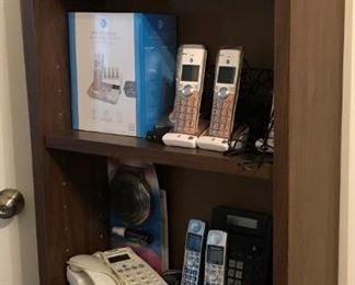 Various telephone and other electronics