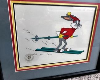 Stamped certified Warner Brothers Bugs Bunny print
