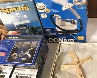 Moen faucet, Conair steamer, more