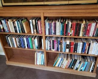 Lots and lots of Books....and Bookcase Cabinets for Sale