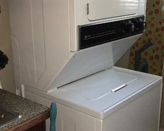 Maytag stacking washer and dryer