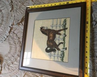 Artwork needlepoint over 150 pieces