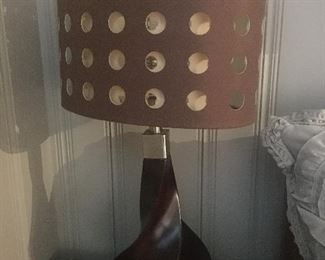 west elm modern lamp and multiple other lamps