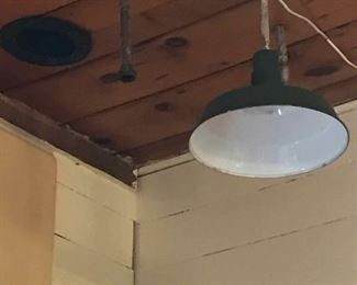 Large Collection Of Porcelain Vintade Light Fixture