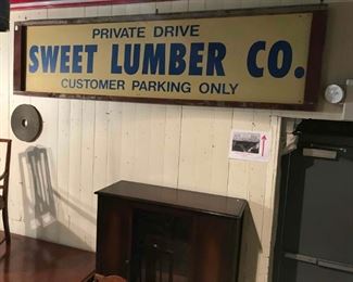 Qriginal Sweet Lumber Sign