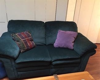 Matching Love Seat also reclines.