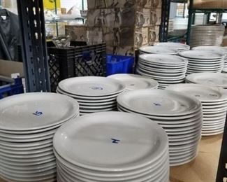 Assorted restaurant grade china
