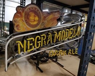 Very Rare Negra Modelo Dark Ale Neon WORKS