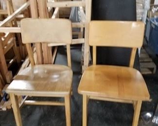 62 solid wood chairs sell by the chair or make deal on total package