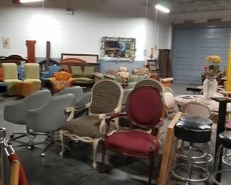 Assorted chairs