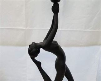 Art Deco Nude lady lamp Works