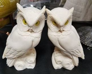 Made in Italy set of owls Signed