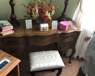 vintage provincial vanity