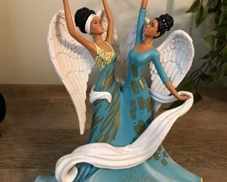 praising angels