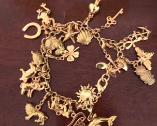 vintage charm bracelet