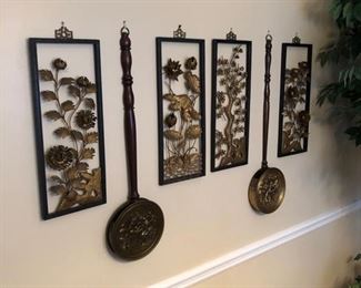 vinage metal chinoiserie cut out