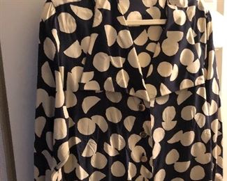 Vintage polka dot Chanel Blouse
