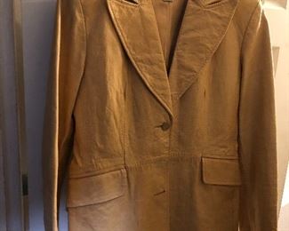 Isaac Mizrahi leather jacket