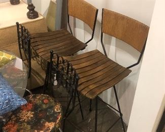 mid century vintage barstools