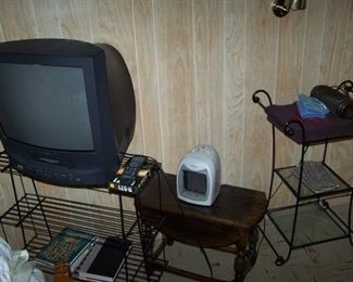 OLDER TV & SMALL STANDS
